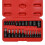 25 Piece Torx Bit Socket and Female External Socket Set, 13 Star Socket Bits (T8- T60)& 12 Female E-Torx Sockets (E4-E22) 2