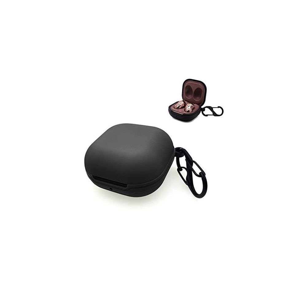 Protective Silicone Case Compatible With Samsung Galaxy Buds Live, Skin Cover With The Stainless Shockproof Secure Ring For Wireless Earbuds Charging 5011145469947