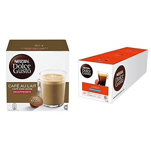 Nescafe Dolce Gusto Café Au Lait Decaffeinated Coffee Pods (Pack of 3