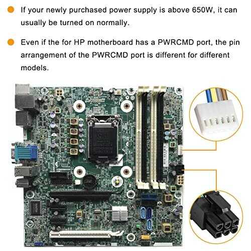 24 Pin Auf 6 Pin ATX Adapterkabel - Für HP Workstations Z220 Z240 | 30cm