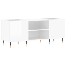 (high gloss white) vidaXL Record Cabinet Vinyl Record Storage Sideboard Cabinet Engineered Wood
