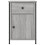VidaXL (grey sonoma, 2 pcs) vidaXL Bedside Cabinets Bedside Table Side Table 2 pcs Black Engineered Wood 6