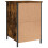 VidaXL (smoked oak, 2 pcs) vidaXL Bedside Cabinets Bedside Table Side Table 2 pcs Black Engineered Wood 9
