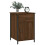 VidaXL (brown oak, 2 pcs) vidaXL Bedside Cabinets Bedside Table Side Table 2 pcs Black Engineered Wood 3