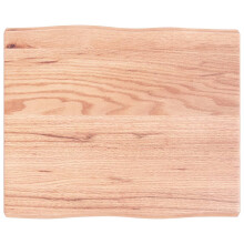 (light brown, 60 x 50 x 4 cm) vidaXL Table Top Wooden Desk Top for Table Treated Solid Wood Oak Live Edge