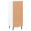 VidaXL (high gloss white) vidaXL Sideboard Storage Cabinet Cupboard Side Cabinet White Engineered Wood 8
