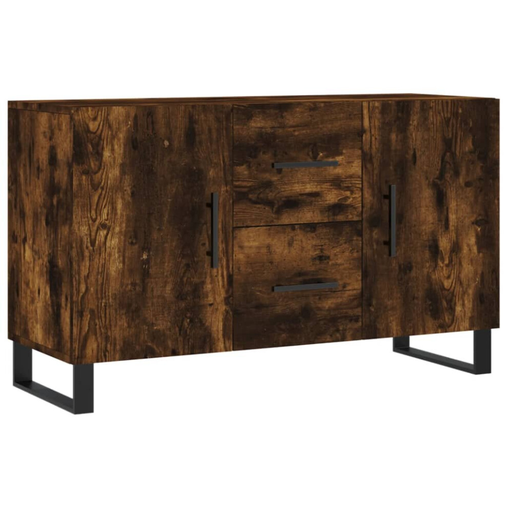 Vidaxl (Smoked Oak) Sideboard Cabinet Storage Cabinet Cupboard Sonoma Oak Engineered Wood