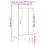 VidaXL (high gloss white) vidaXL Sideboard Storage Cabinet Cupboard Side Cabinet White Engineered Wood 4