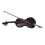 4/4 Size Acoustic Violin Set w/ Hard Case Bow Rosin for Beginner Student 9