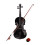 4/4 Size Acoustic Violin Set w/ Hard Case Bow Rosin for Beginner Student 13