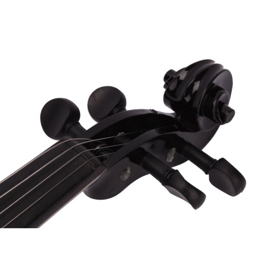 4/4 Size Acoustic Violin Set w/ Hard Case Bow Rosin for Beginner Student 1