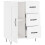 VidaXL (high gloss white) vidaXL Sideboard Storage Cabinet Side Cabinet Cupboard Black Engineered Wood 6