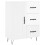 VidaXL (high gloss white) vidaXL Sideboard Storage Cabinet Side Cabinet Cupboard Black Engineered Wood 1