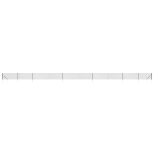 vidaXL Maschendrahtzaun mit Bodenhülsen Anthrazit 0,8x25 m