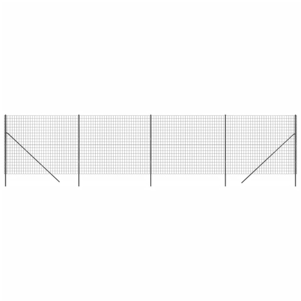 (anthracite, 1.8 x 10 m) vidaXL Wire Mesh Fence Chain Link Fence Panel Green Galvanised Steel 0.8x10 m