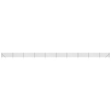 vidaXL Maschendrahtzaun mit Bodenhülsen Anthrazit 1,1x25 m