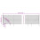 VidaXL vidaXL Maschendrahtzaun mit Bodenhülsen Anthrazit 1,6x25 m 4