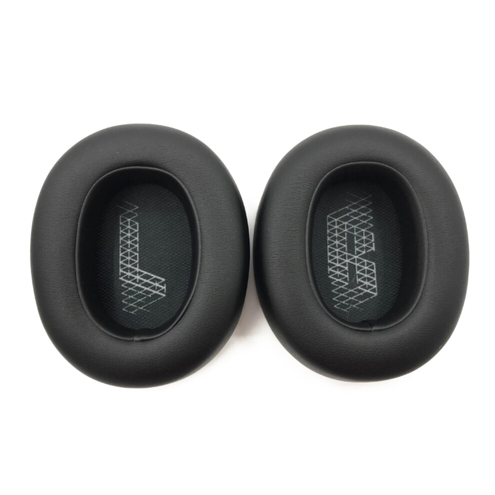 (Black) Pu Leather Ear Pads Cushion Earpads Forjbl Live 650Btnc 660 E65btnc Headphone Black
