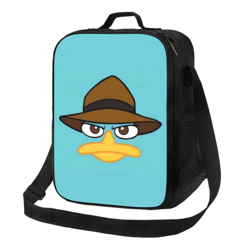 Kids Lunch Bag Perry The Platypus Phineas And Ferb Insulated Tote Box