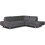 (Right Arm Corner) Artic Corner Grey Color Sofa Bed With Storage 1