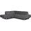 (Left Arm Corner) Artic Corner Grey Color Sofa Bed With Storage 1