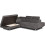 (Left Arm Corner) Artic Corner Grey Color Sofa Bed With Storage 4