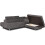 (Right Arm Corner) Artic Corner Grey Color Sofa Bed With Storage 4