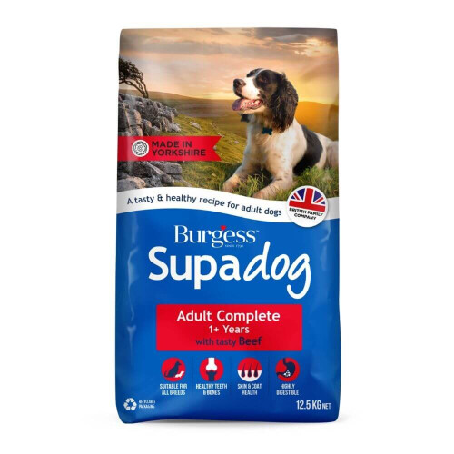 Burgess Burgess Supadog Adult Dog Food with Tasty Beef 12.5kg
