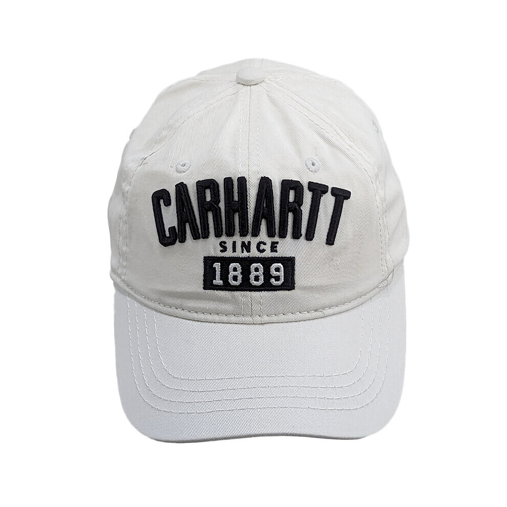 (White) CARHARTT Mens Baseball Cap Unisex Adjustable Hat