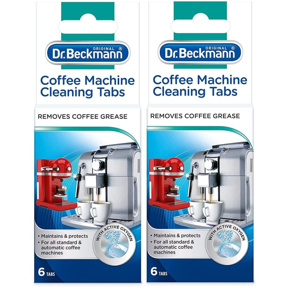 2 x Dr Beckmann Coffee Machine Cleaning Tabs - 6 Tabs