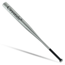 (34" Silver) 32/34" Heavy Duty Metal Baseball Bat Rounder Softball Pole Stick Stainless Steel