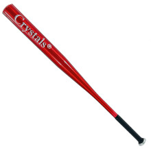 (34" Red) 32/34" Heavy Duty Metal Baseball Bat Rounder Softball Pole Stick Stainless Steel