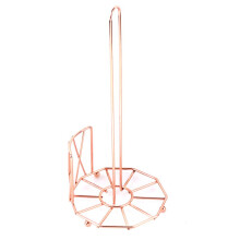 (a-Rose gold) Multifunctional Stainless Steel Rack Kitchen Roll Paper Towel Holder Bathroom Tissue Toilet Paper Stand Napkins Rack Table Decor