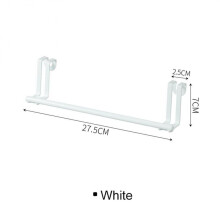(a-01) Household Stainless Steel Plastic Hanging Rack Cupboard Hanger Rack For Apartments Condos Home Organizer Bathroom Accessories