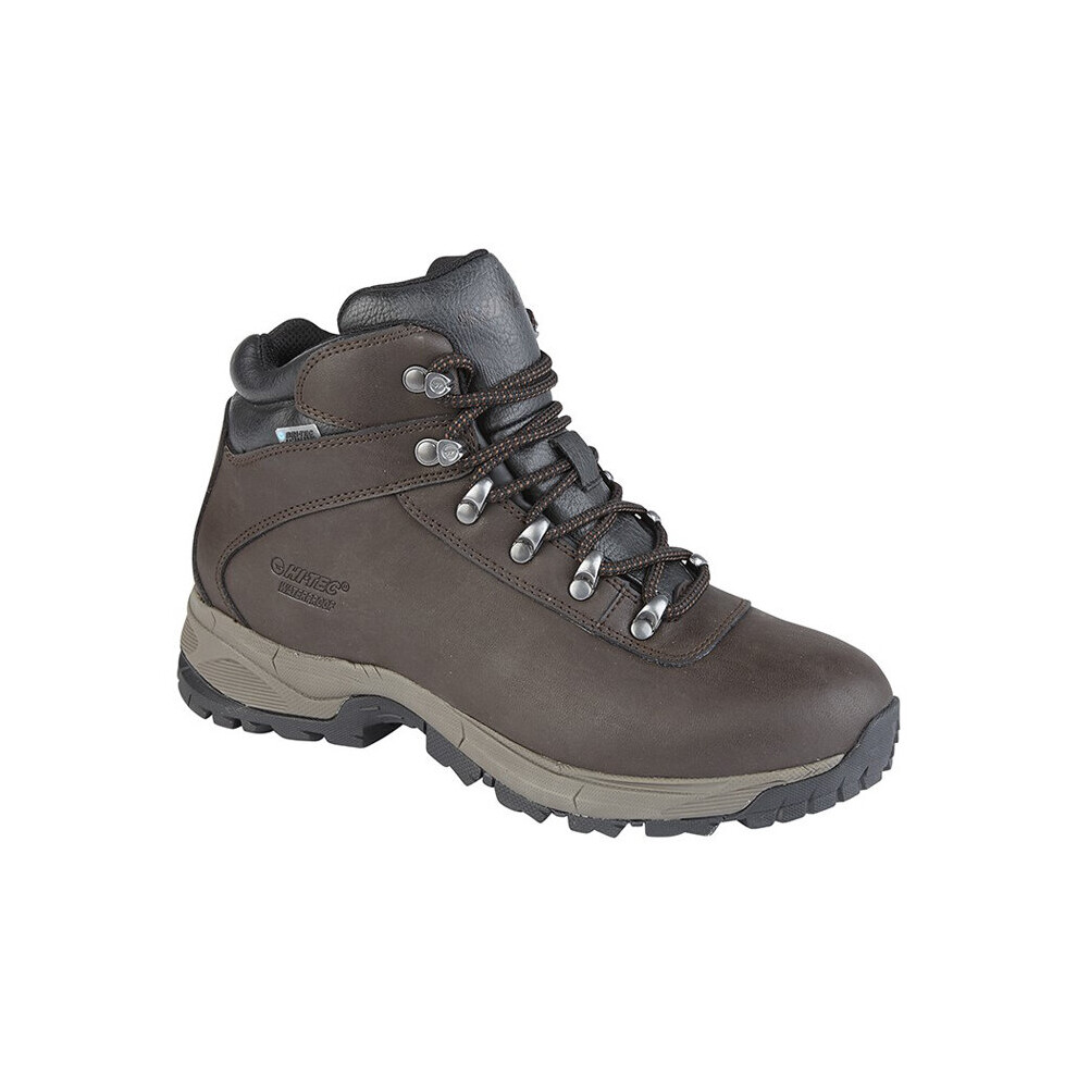 (6 UK) Womens Hi-Tec EuroTrek Waterproof Hiking Boots Brown