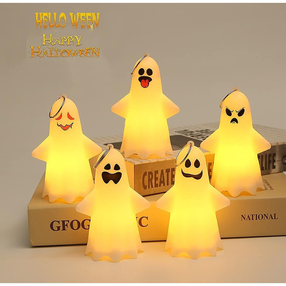 5PCS Ghost Halloween Pendant Hanging Led Light Horror Props Hanging Decoration-image-OPC-PCC6ZSR-NEW