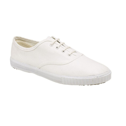 (9 UK) Mens Rdek Senior Canvas Trainers White