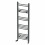 DuraTherm Curved Heated Towel Rail Anthracite - 1200 x 450mm 3
