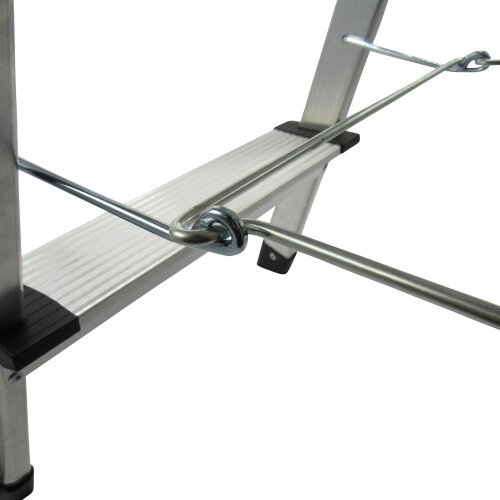 Aluminium Double 2 Step Stool 150KG (Folding Non Slip Portable) 2