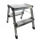 Aluminium Double 2 Step Stool 150KG (Folding Non Slip Portable) 1