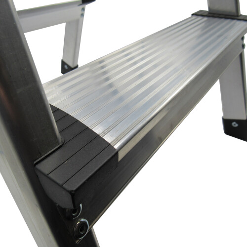 Aluminium Double 2 Step Stool 150KG (Folding Non Slip Portable) 1