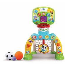 VTech 3-in-1 Sports Centre, Baby Interactive Toy with Colours and Sounds, Learning with Role-Play, Suitable
