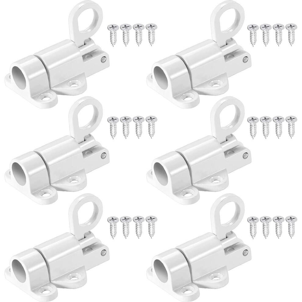 Pieces Automatic Door Latch Door Lock Window Lock With 24 Screws Security Automatic Latches For Window Door Safety Ring 7770197693981