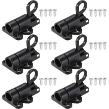 Pieces Automatic Door Latch Door Lock Window Lock with 24 Screws Security Automatic Latches for Window Door Safety Ring