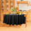 84 Inch Round Disposable Table Cloth Plastic Round (Black, 4) 6