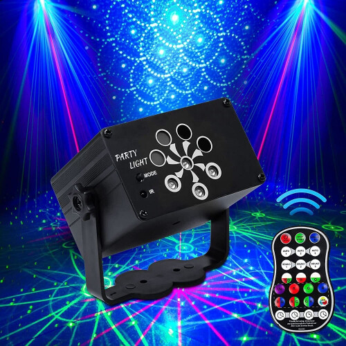 Laser Projector RGB DMX Strobe Stage Light LED DJ Disco Party Lighting 2