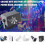 Laser Projector RGB DMX Strobe Stage Light LED DJ Disco Party Lighting 6