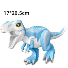 (No10 Blue White Tyrannosaurus Rex) Large Dinosaur Figure Big Size Indominus T Rex Blocks Lego Toys