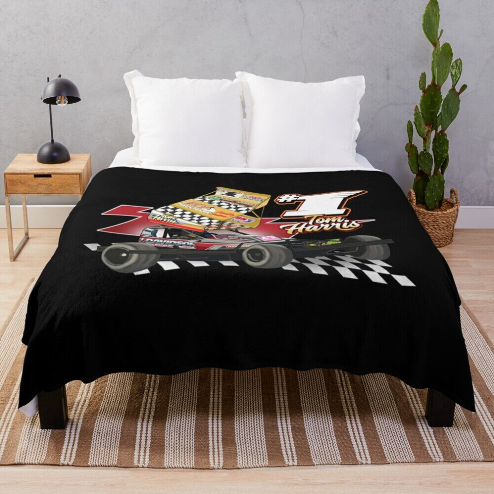 Fleece Throw Blanket 1 Tom Harris Brisca F1 2021 for Sofa Couch Kids 60 x 50 Inches