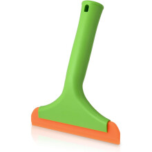 Silicone Shower Squeegee, Shower Squeegee, Small Size for Car Squeegee, Window Cleaner, Bathroom, Windshield Cleaning, Green